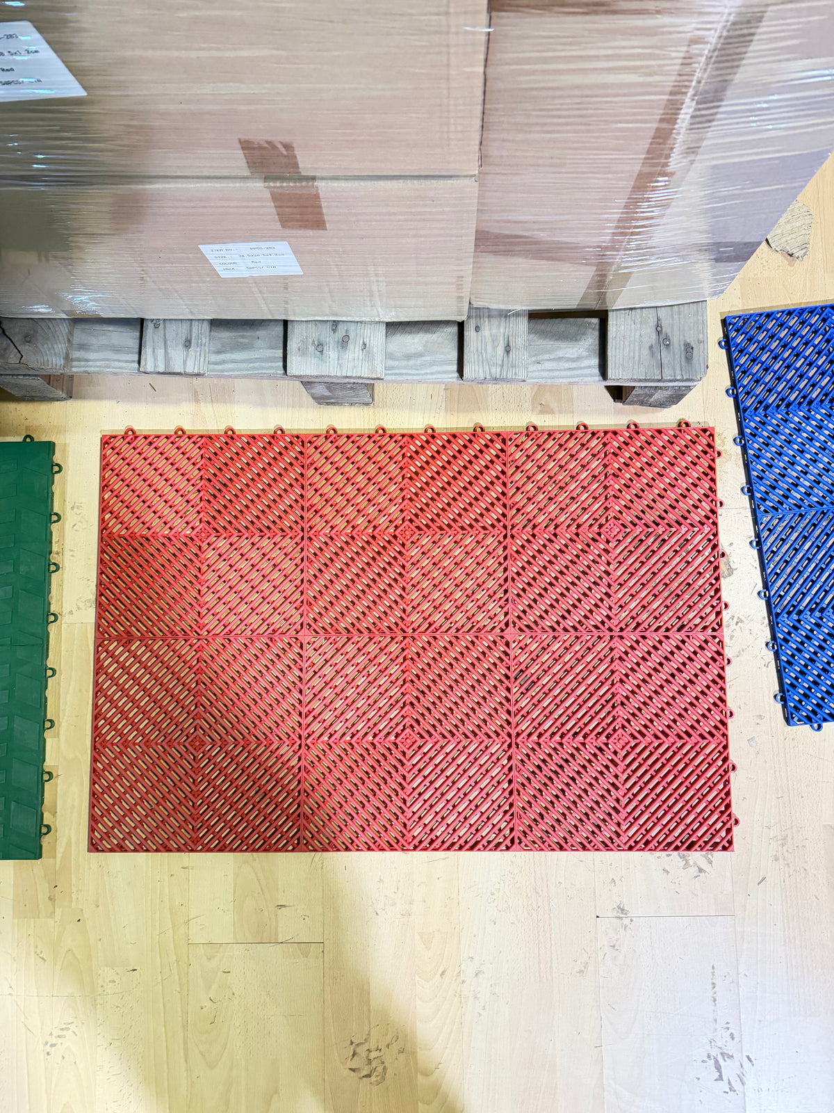 Baldosas de Suelo Interlocking - Acabado Diamante (Pack 50 unidades)
