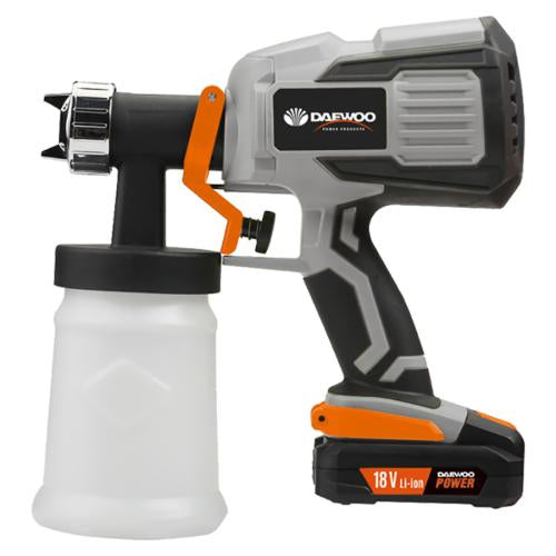 Pistola pintura DAEWOO DALPG18-1.
Con batería y cargador.