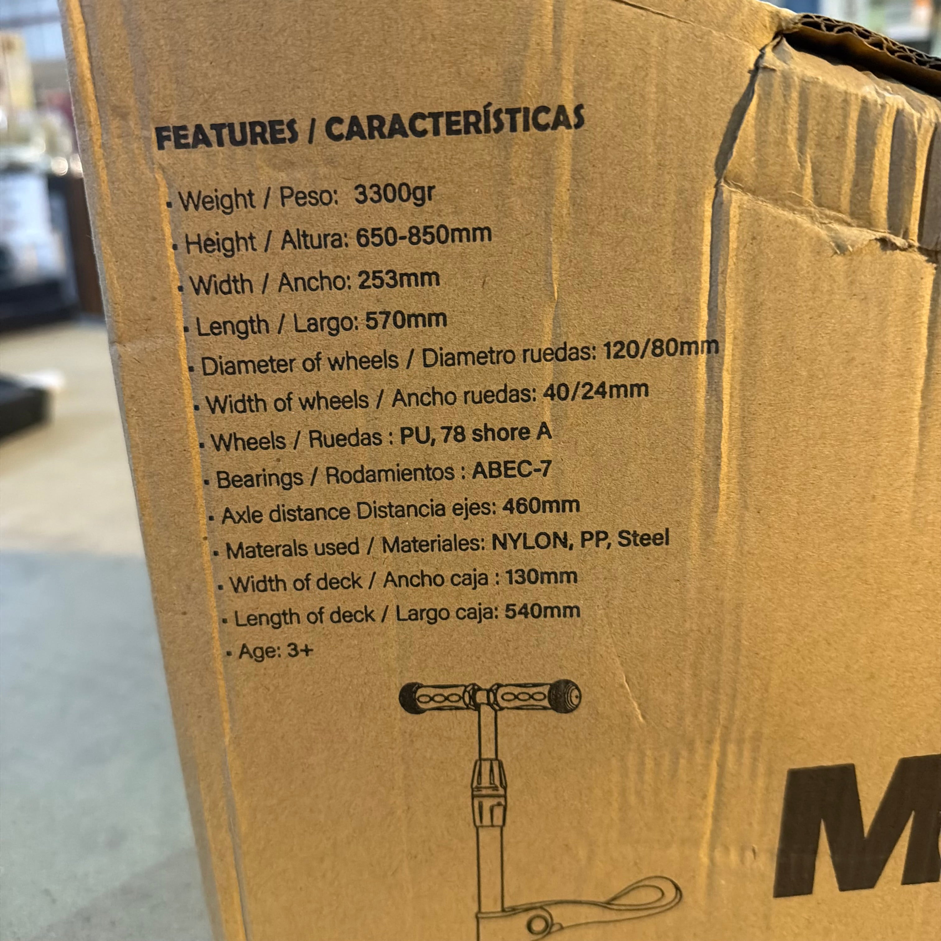 Patinete infantil evolutivo