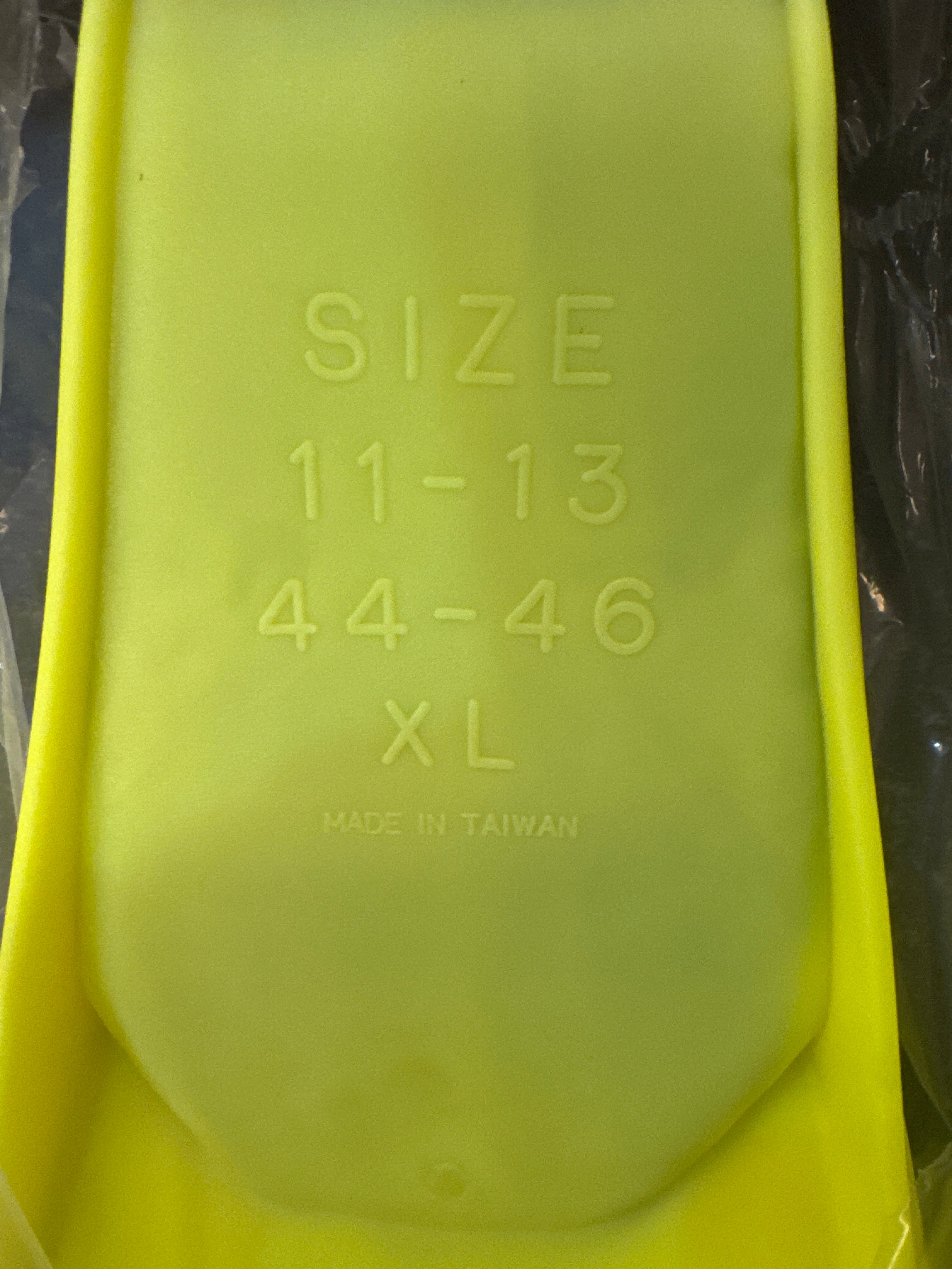 Aletas buceo talla XL 44-46