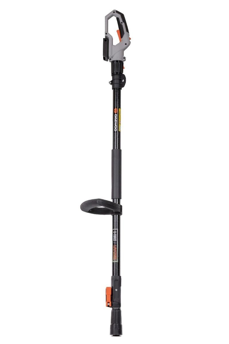 Cortasetos inalámbrico Daewoo DALPHT18-1 U-force con mango largo, batería y cargador