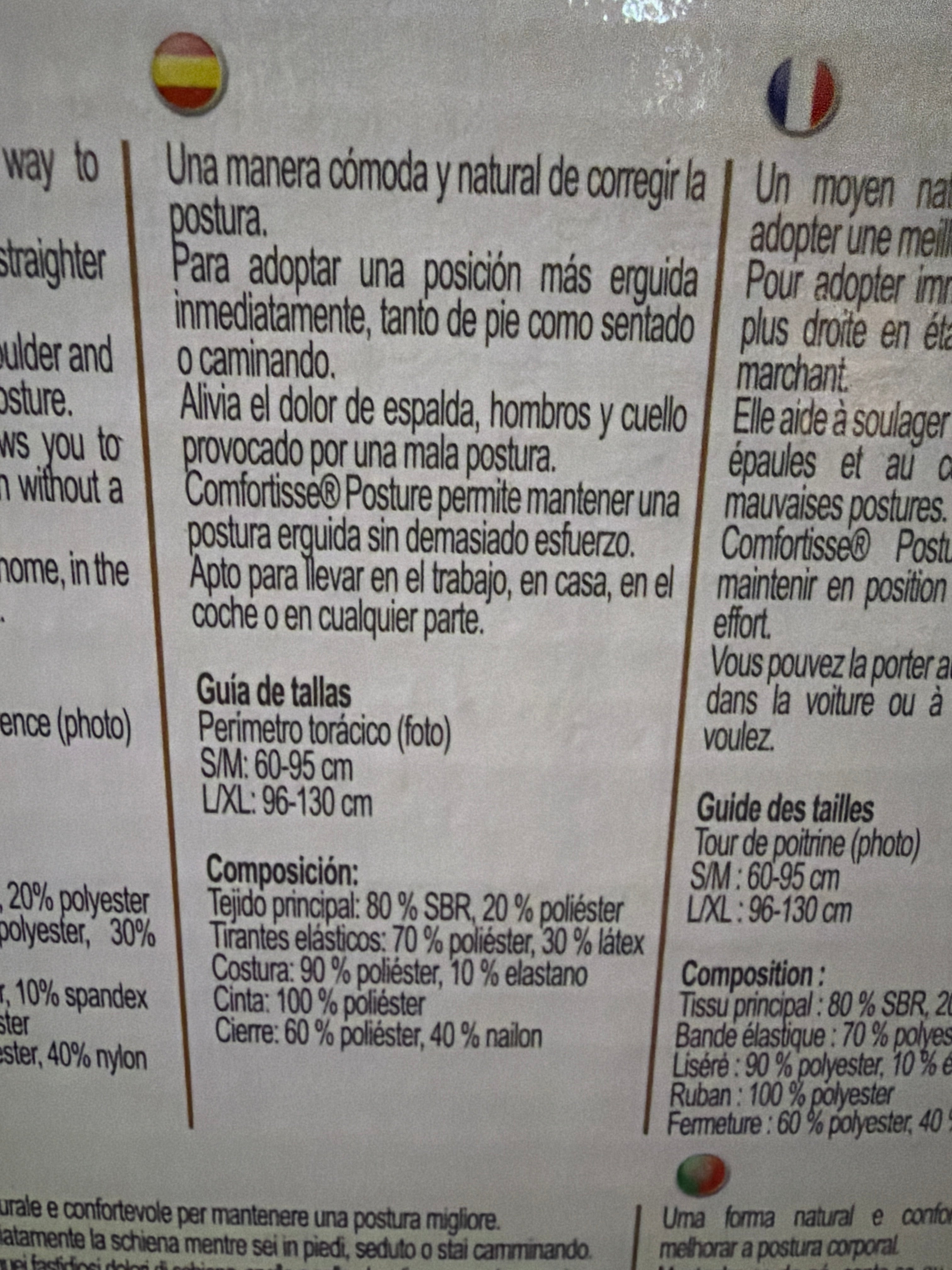 Corrector de espalda