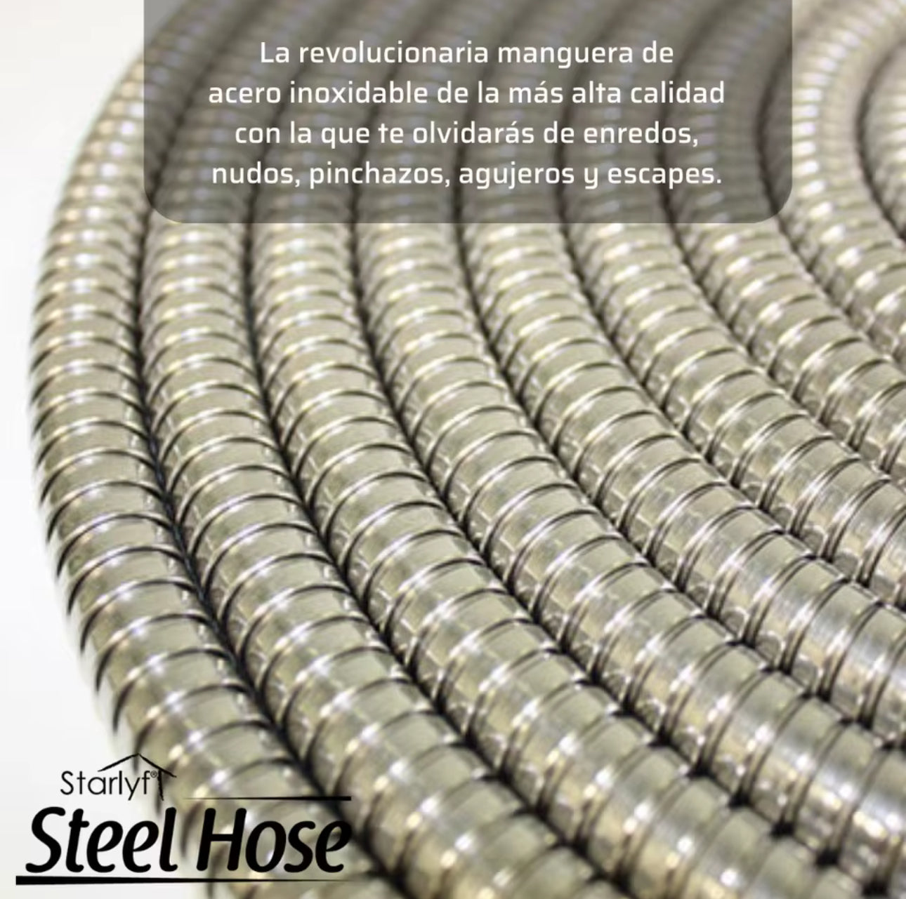 MANGUERA ACERO INOX