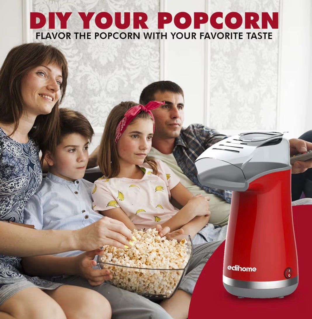 Palomitero Edihome Air-Pop | 16 Tazas de Palomitas Saludables en Minutos