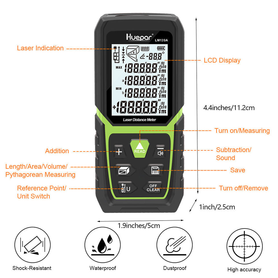 MEDIDOR LÁSER LM50 HUEPAR