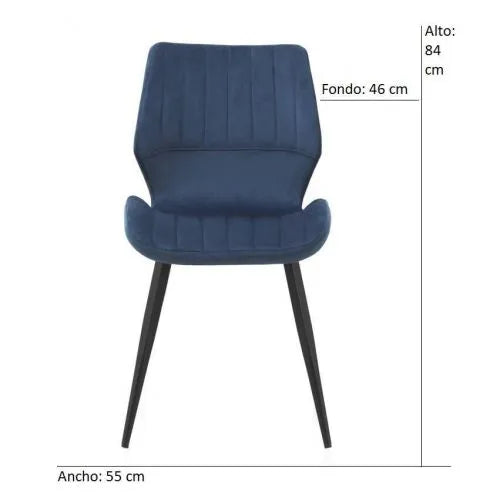 Pack 4 Sillas Comedor Vintage Industrial
