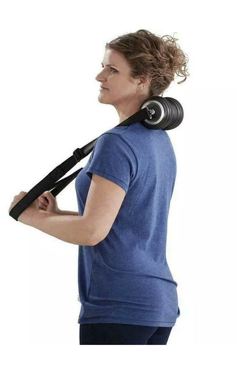Masajeador corporal inalámbrico de doble barril recargable HoMedics