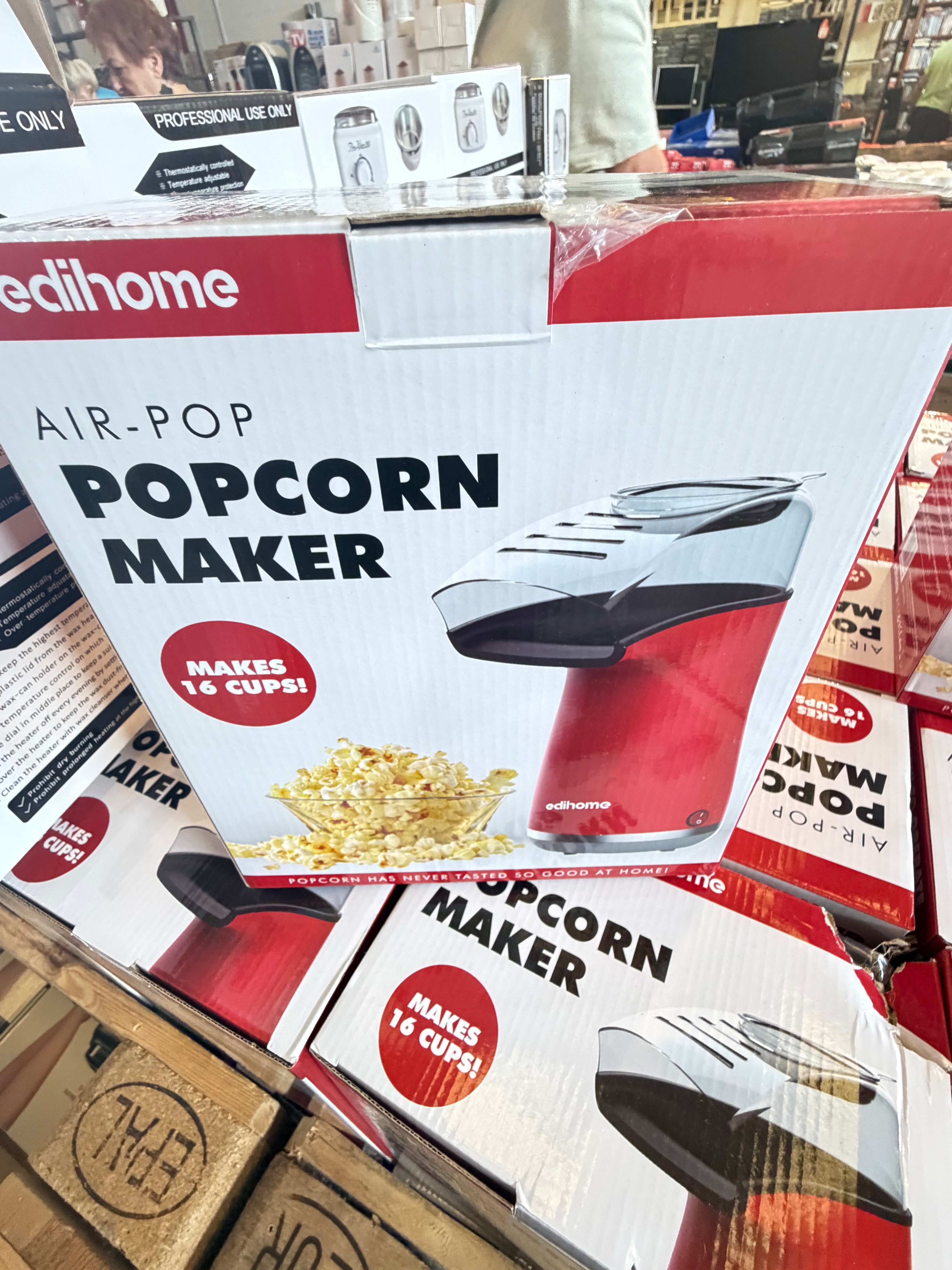 Palomitero Edihome Air-Pop | 16 Tazas de Palomitas Saludables en Minutos
