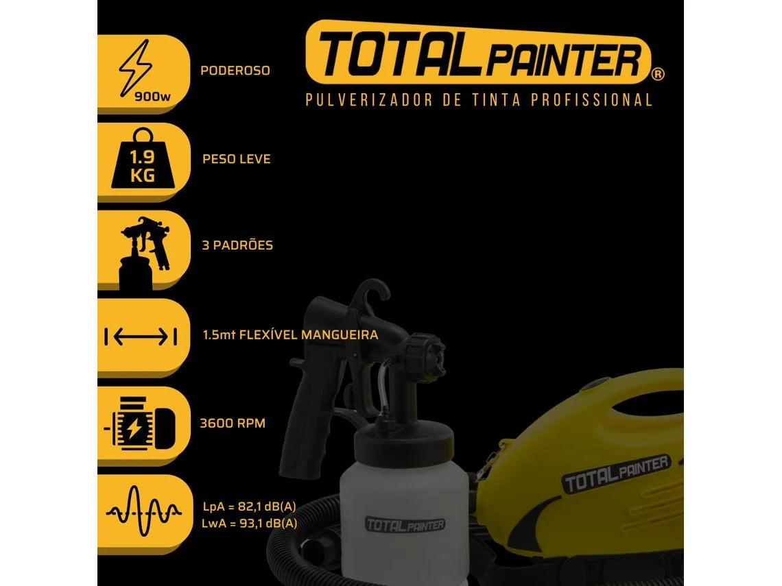 Maquina pintura 900w con compresor