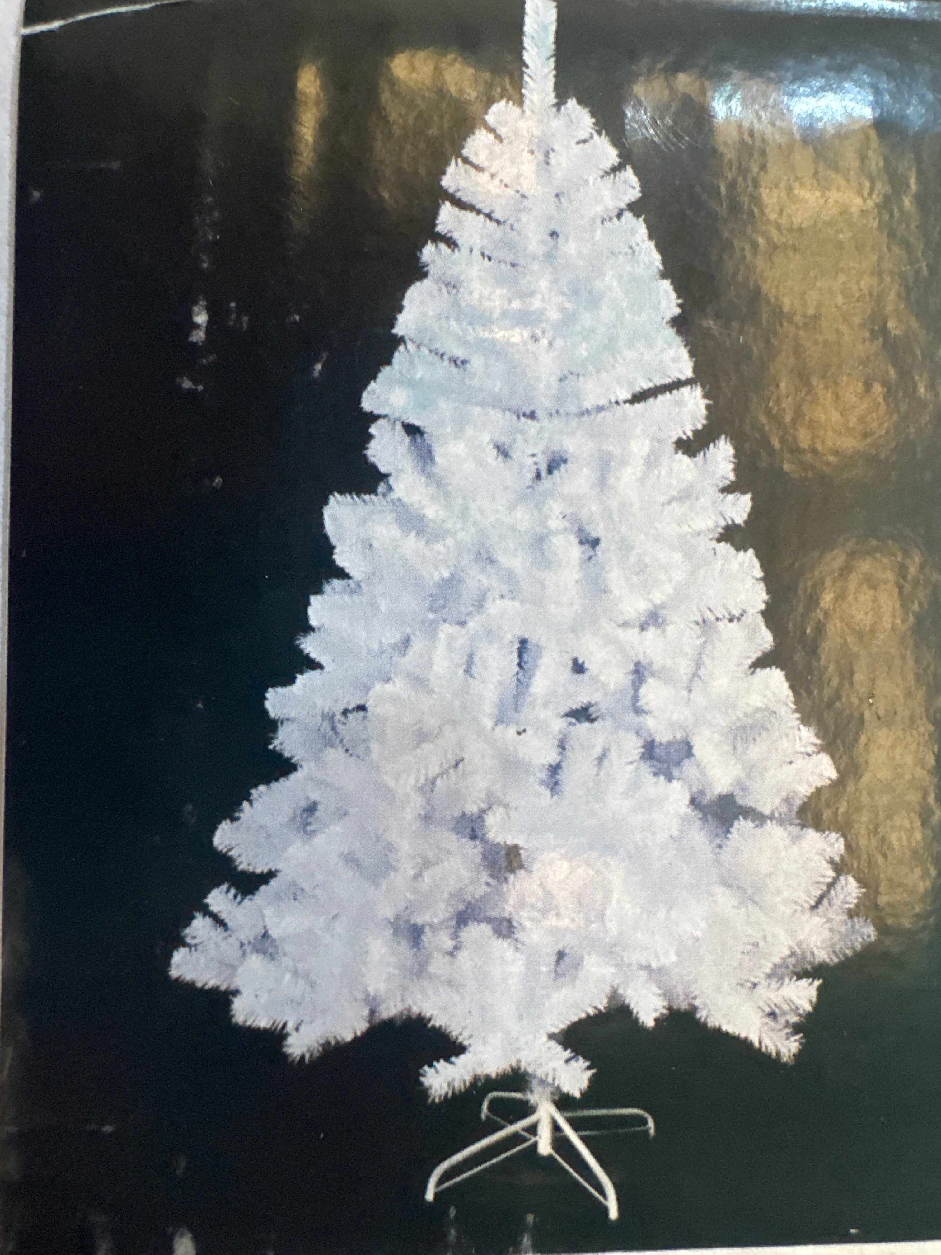 Árbol Navidad blanco/verde