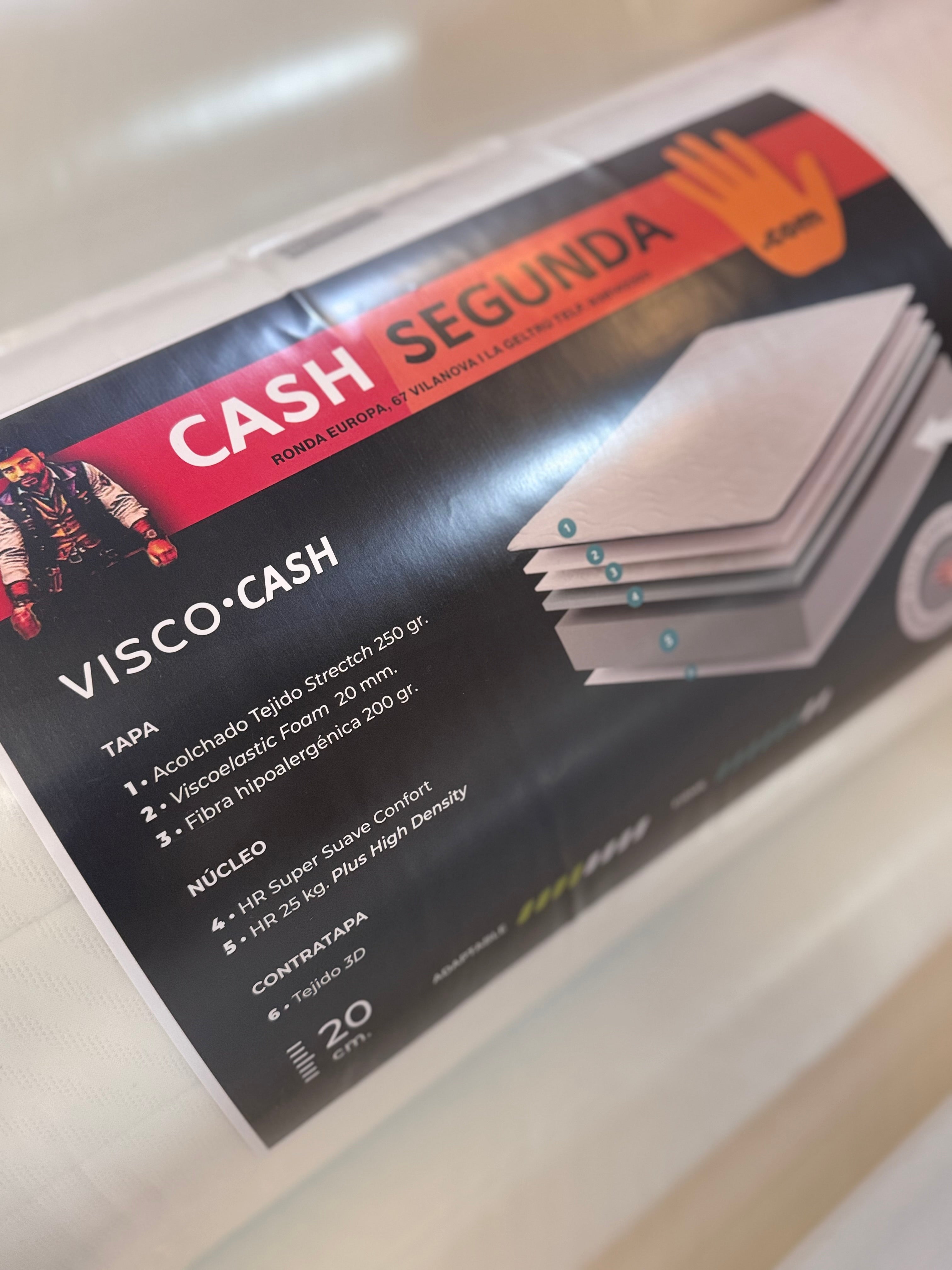 Colchón visco cash 90x190