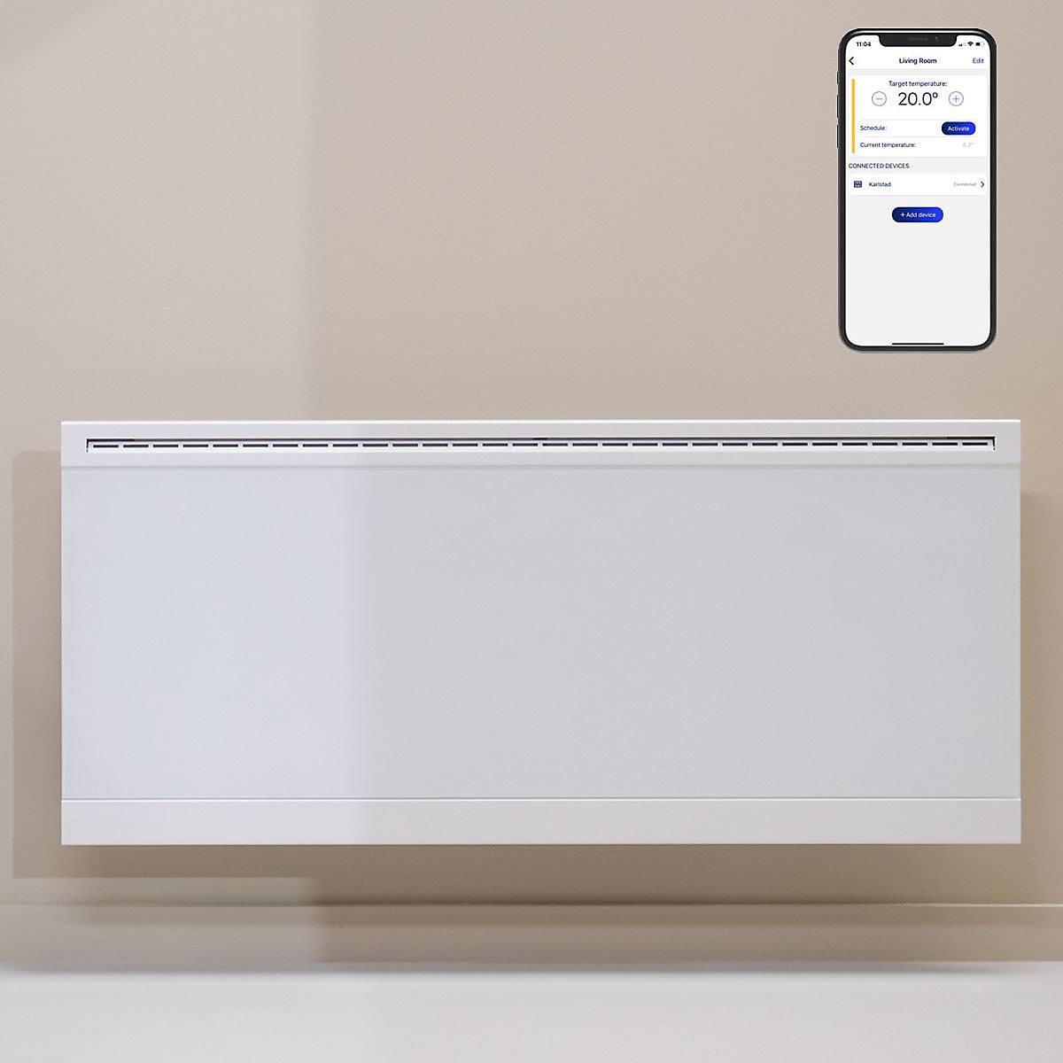 Calefactor Eléctrico de Vidrio Templado
