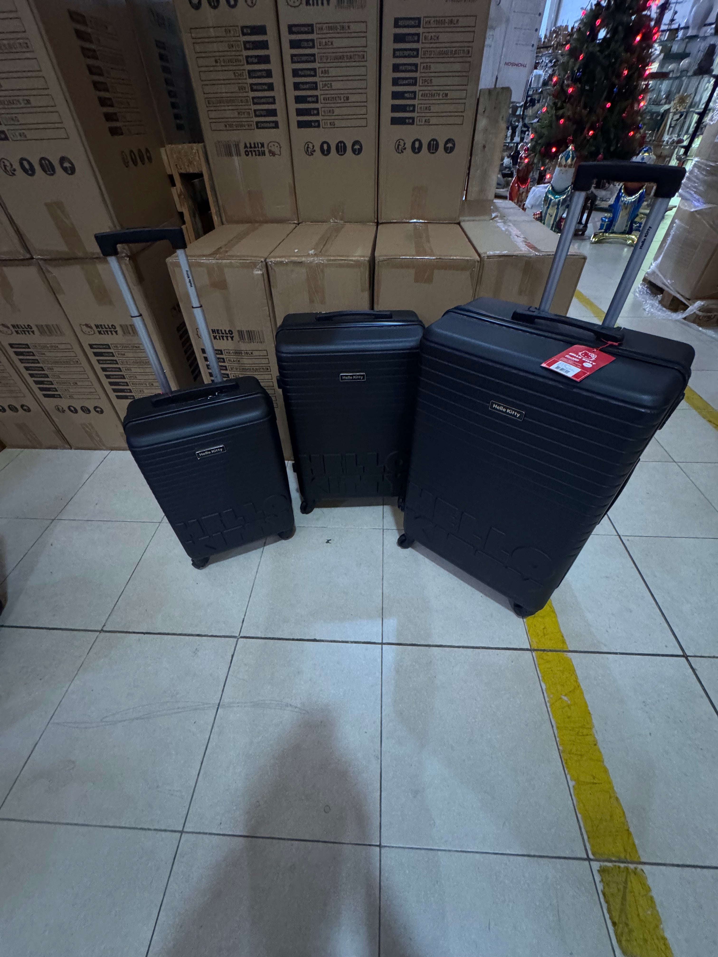 Conjunto maletas hello kitty original