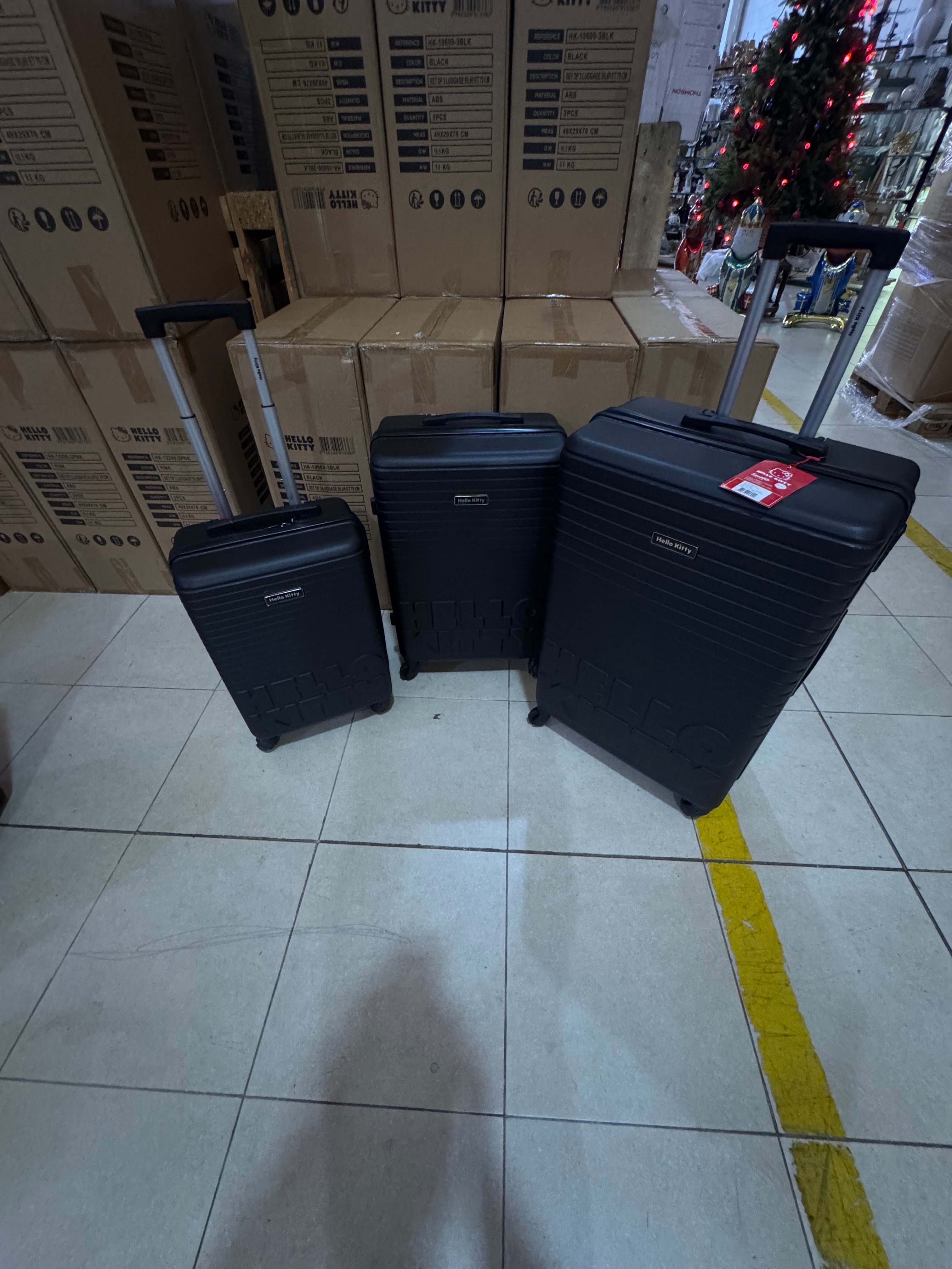 Conjunto maletas hello kitty original