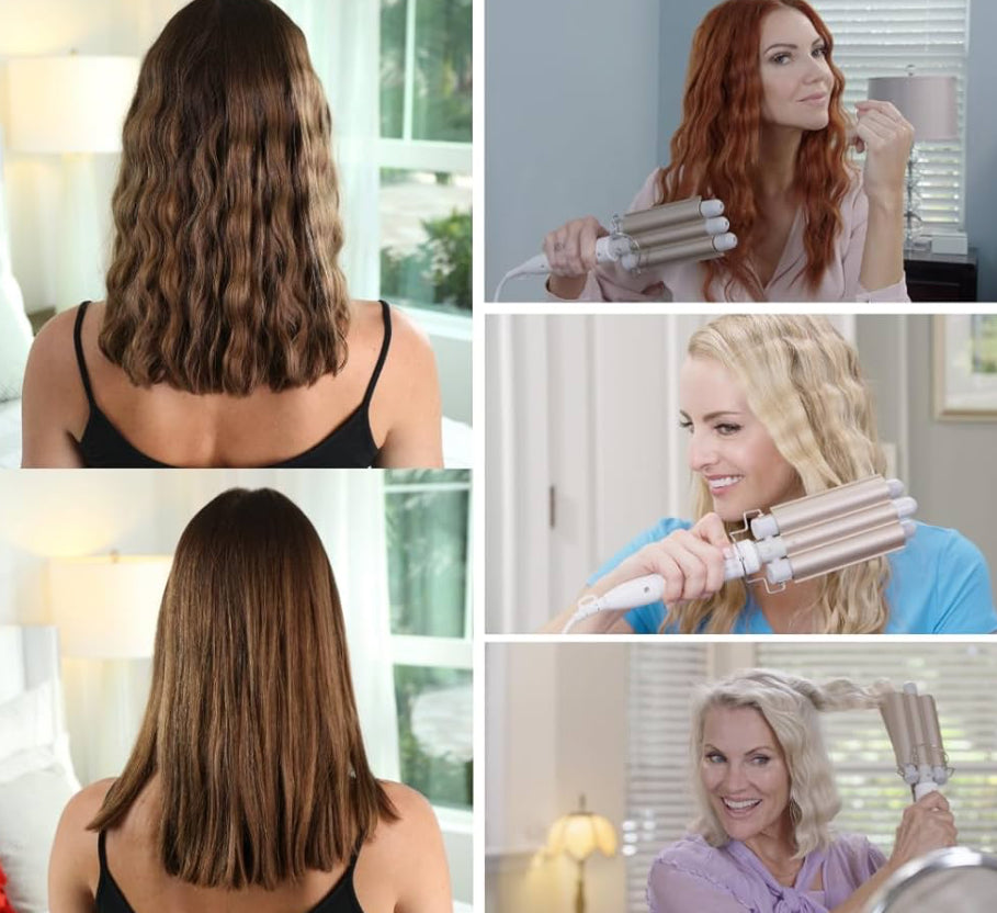 VELFORM Ondulador de Pelo 3 Tubos