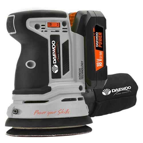 Lijadora DAEWOO DALOS18-1.
Con batería y cargador.
