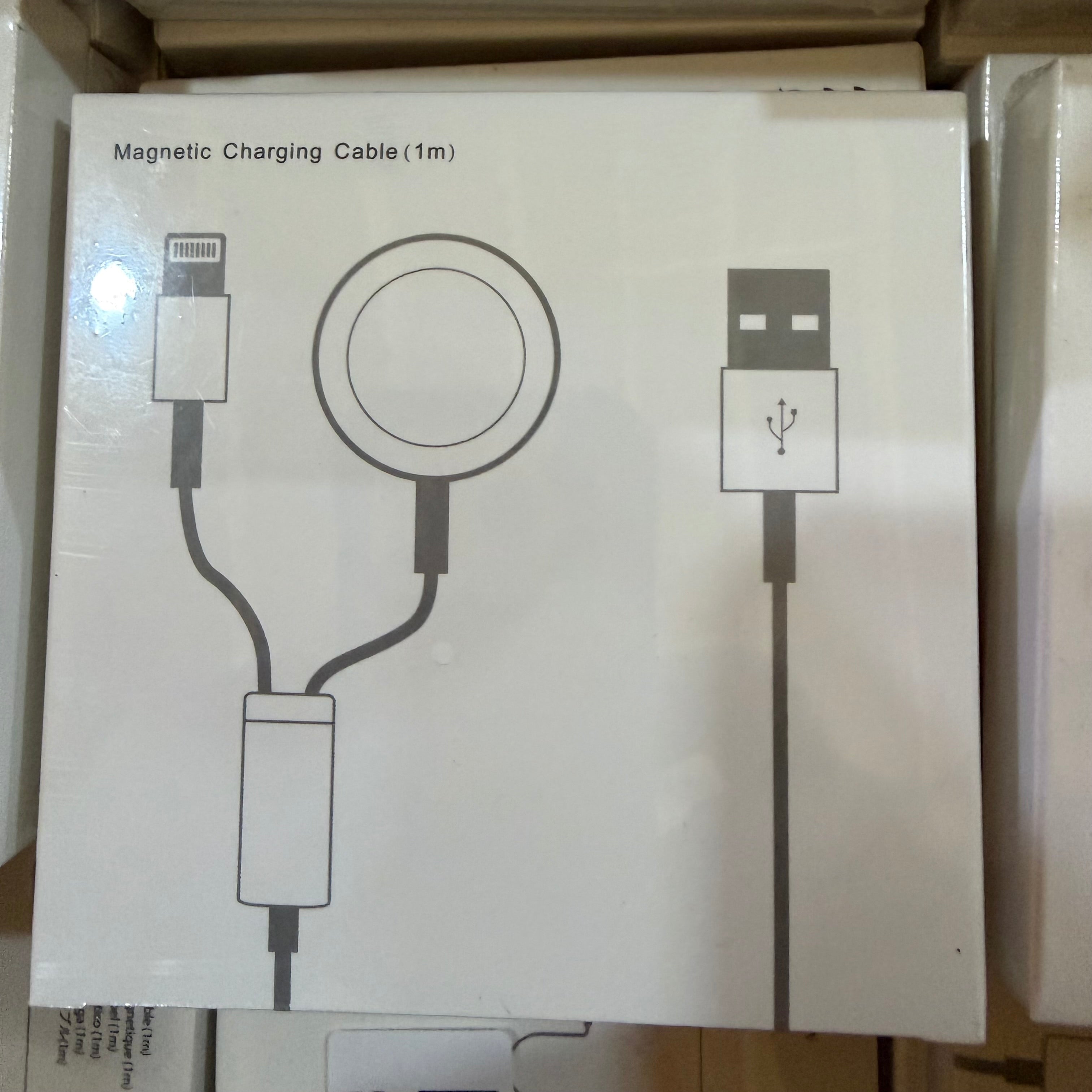 Cable de carga doble iPhone toma antigua y Apple Watch